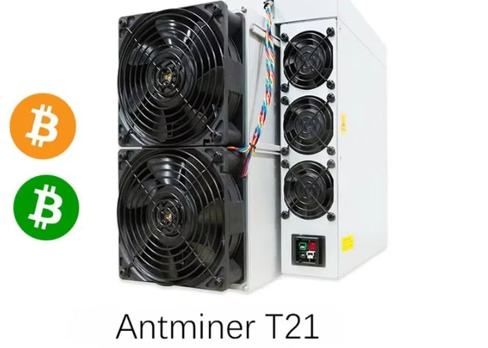 Bitmain Antminer T21 190Th/s 3610W Bitcoin Miner BTC Miner T21 190T ASIC Miner Better Than Antminer T19 S19K S19XP